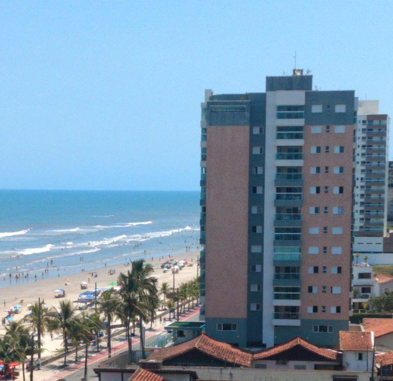 Apartamento Temporada Pe Na Areia Mongaguá المظهر الخارجي الصورة